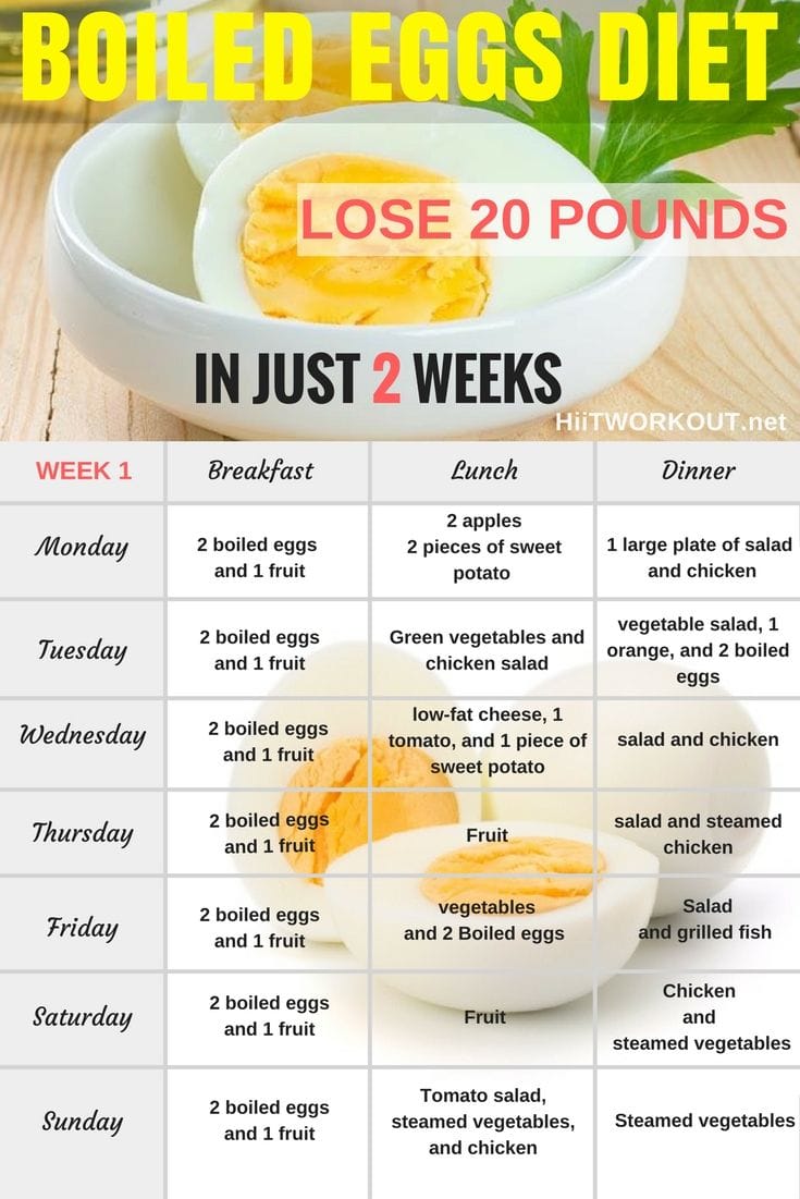 14 day egg diet
