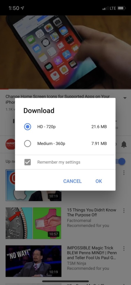 save videos from youtube hd mode