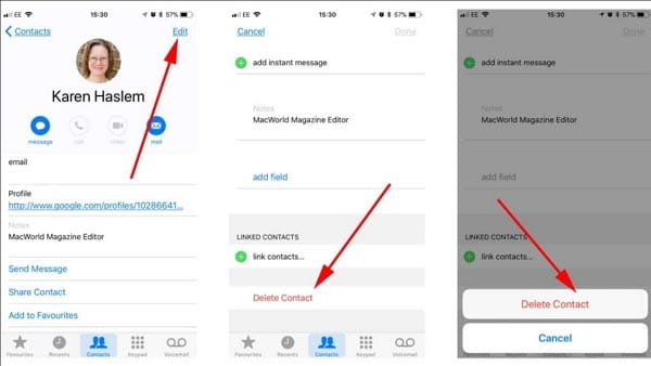 Delete the Duplicated Contacts from Your iOS Device