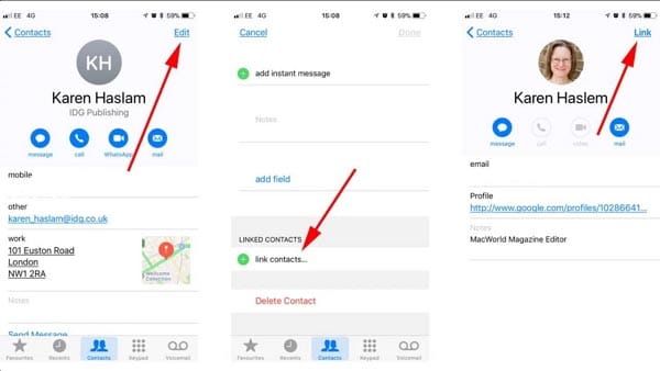 Merge Duplicate Contacts on Your iPhone