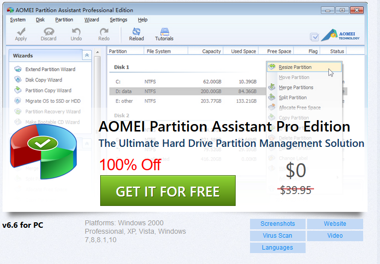 aomei partition assistant 8.4 full version crack